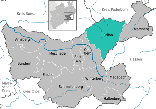 Karte Brilon Sauerland